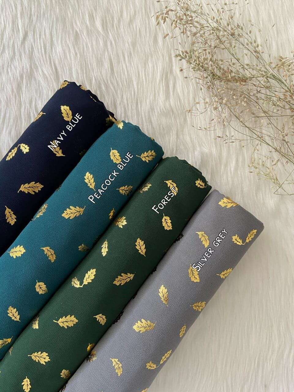 Foil Chiffon hijab Attires For Muslimah