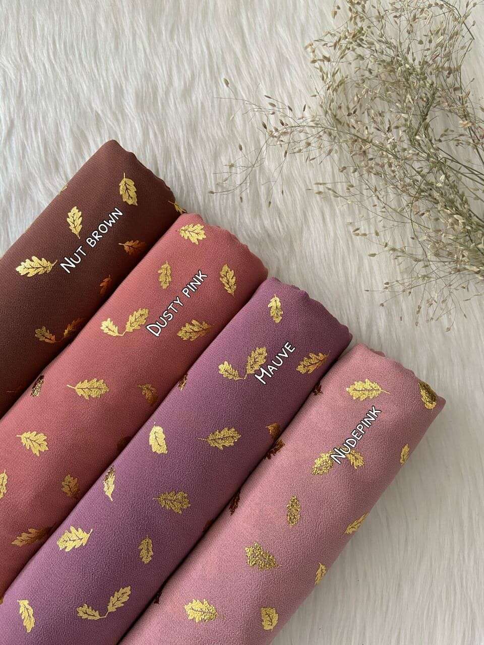 Foil Chiffon hijab Attires For Muslimah