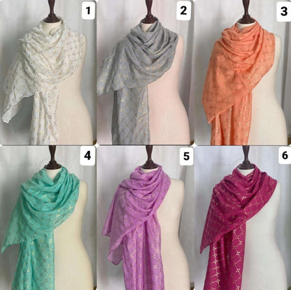Foil lawn hijab Attires For Muslimah