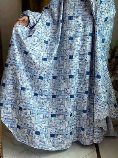 Full Coverage Namaz Chadar with Sleeves + Niqab (Cotton) Attires For Muslimah