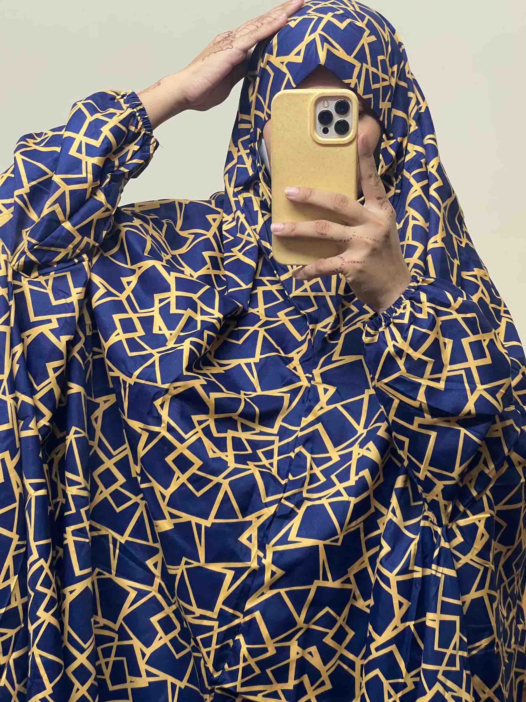 Full Coverage Namaz Chadar with Sleeves + Niqab (Cotton) Attires For Muslimah