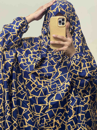 Full Coverage Namaz Chadar with Sleeves + Niqab (Cotton) Attires For Muslimah