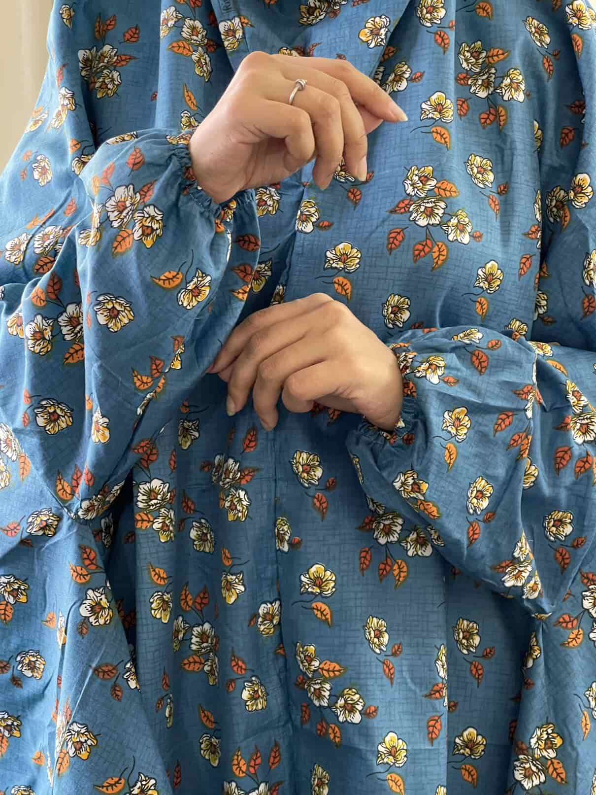 Full Coverage Namaz Chadar with Sleeves + Niqab (Cotton) Attires For Muslimah
