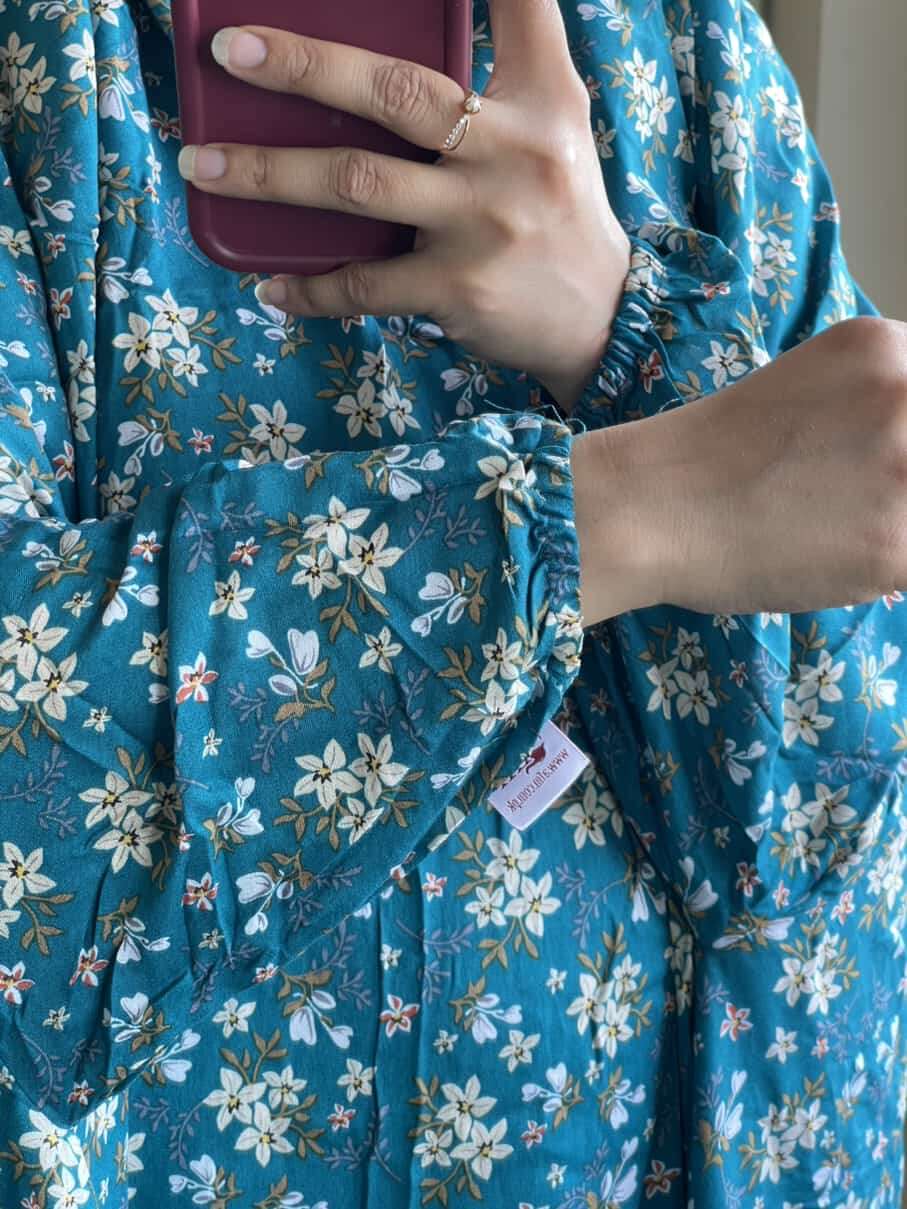 Full Coverage Namaz Chadar with Sleeves + Niqab (Linen) Attires For Muslimah