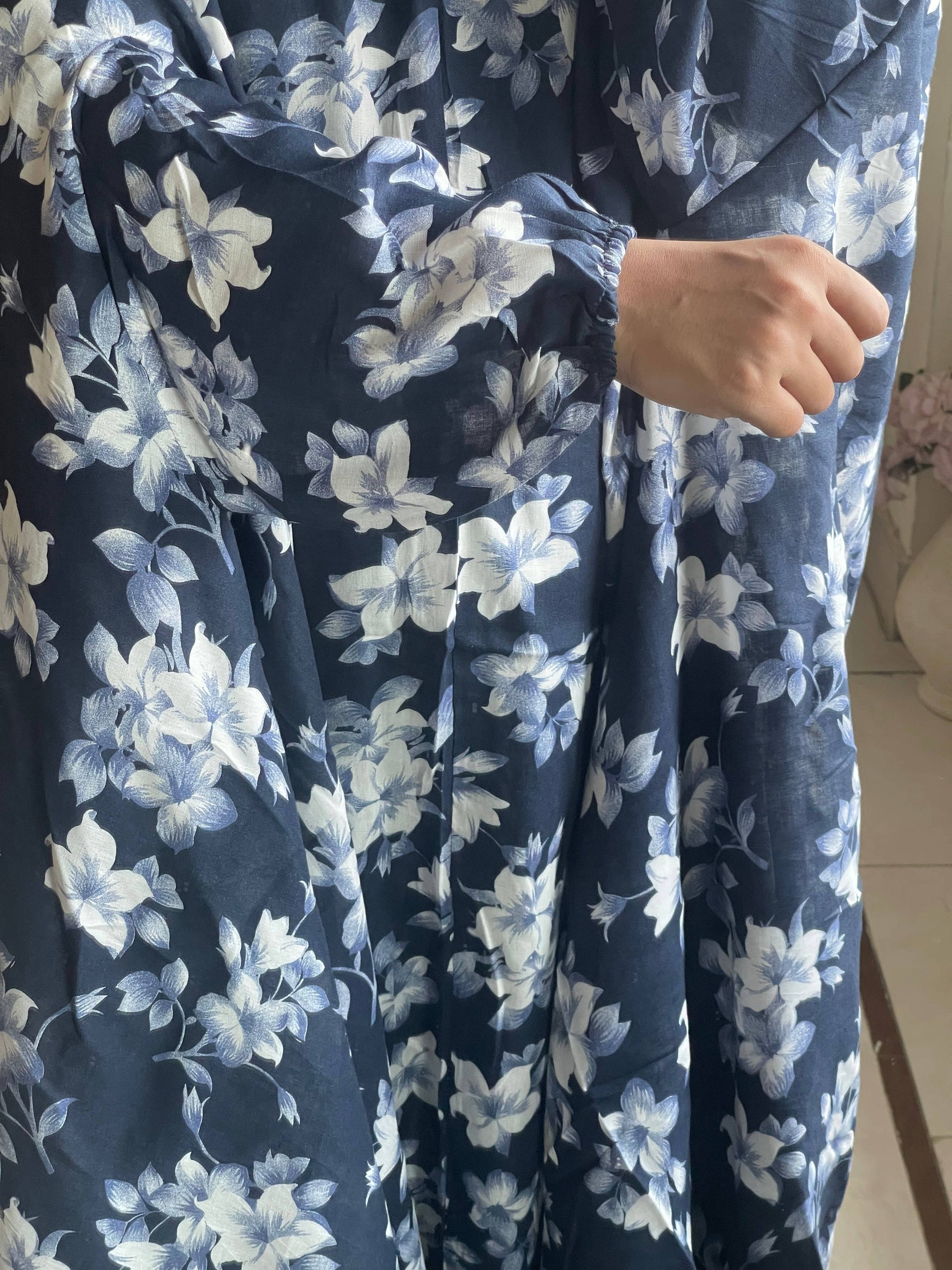 Full Coverage Namaz chadar with sleeves + Niqab (Linen) Attires For Muslimah
