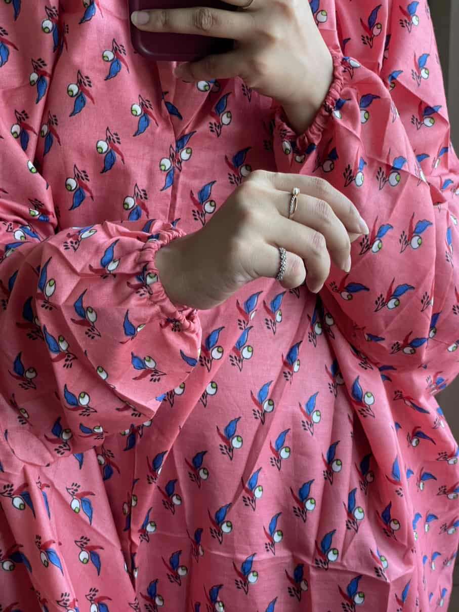 Full Coverage Namaz Chadar with Sleeves + Niqab (Mix Lawn) Attires For Muslimah