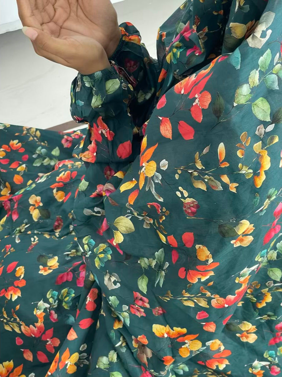Full Coverage Namaz Chadar with Sleeves + Niqab (Pure Lawn) Attires For Muslimah