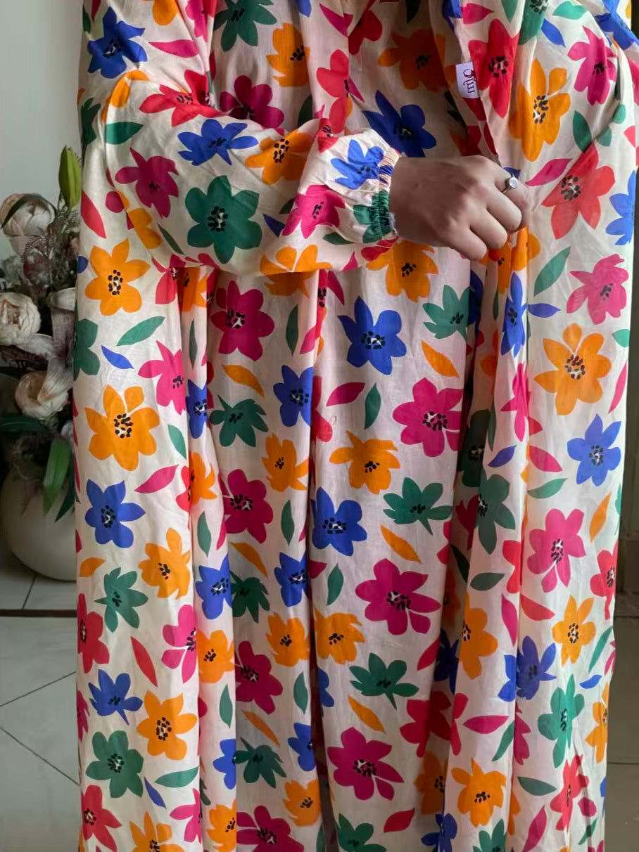 Full Coverage Namaz Chadar with Sleeves + Niqab (Pure Lawn) Attires For Muslimah