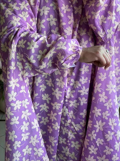 Full Coverage Namaz Chadar with Sleeves + Niqab (Pure Lawn) Attires For Muslimah