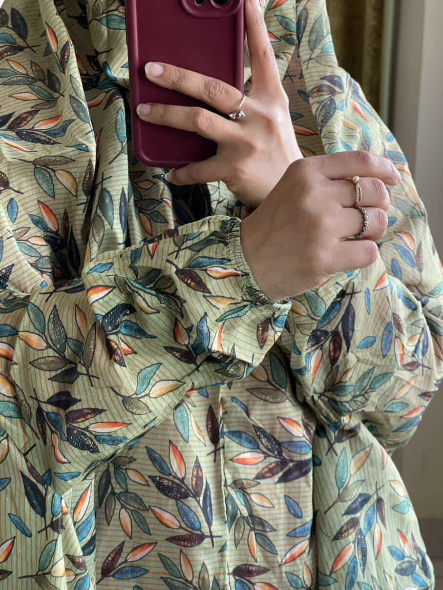 Full Coverage Namaz Chadar with Sleeves + Niqab (Pure Lawn) Attires For Muslimah