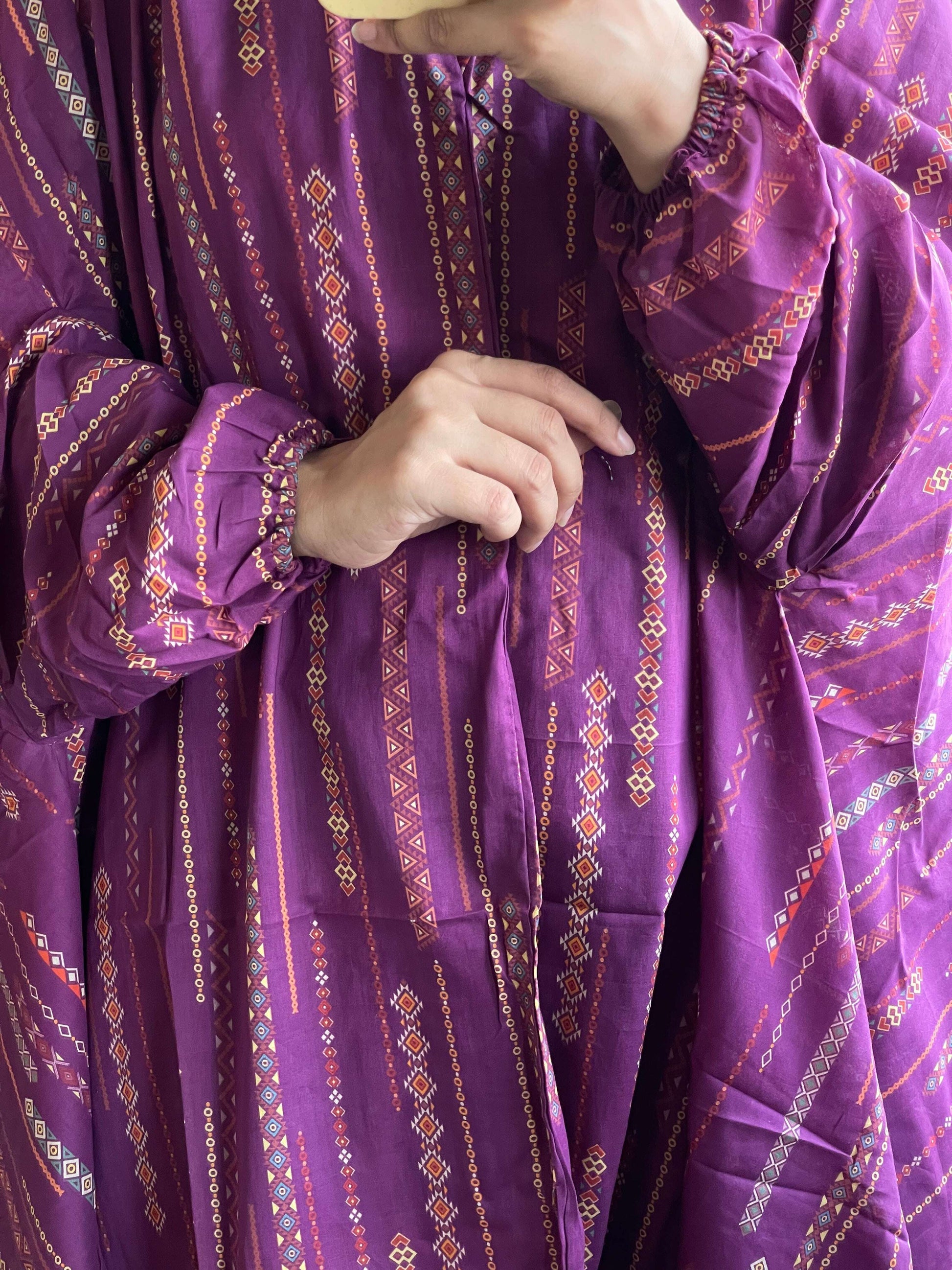 Full Coverage Namaz Chadar with Sleeves + Niqab (Pure Lawn) Attires For Muslimah