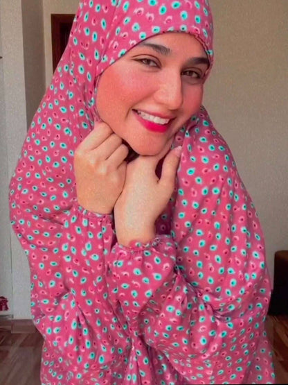 Full Coverage Namaz Chadar with Sleeves + Niqab (Swiss Lawn) Attires For Muslimah