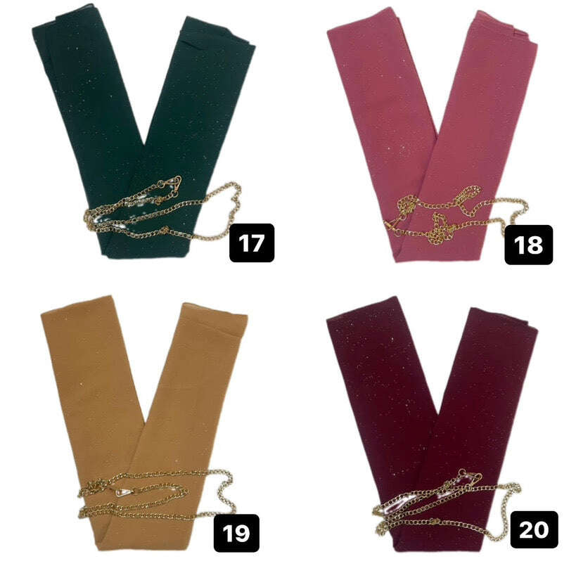 Glitter chiffon Attires For Muslimah