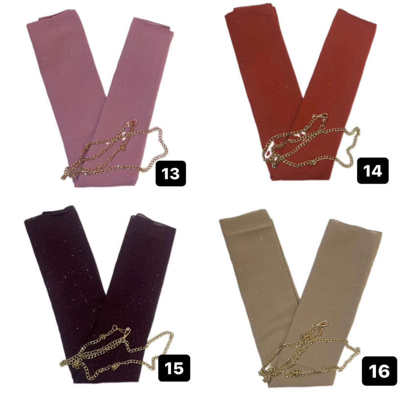 Glitter chiffon Attires For Muslimah