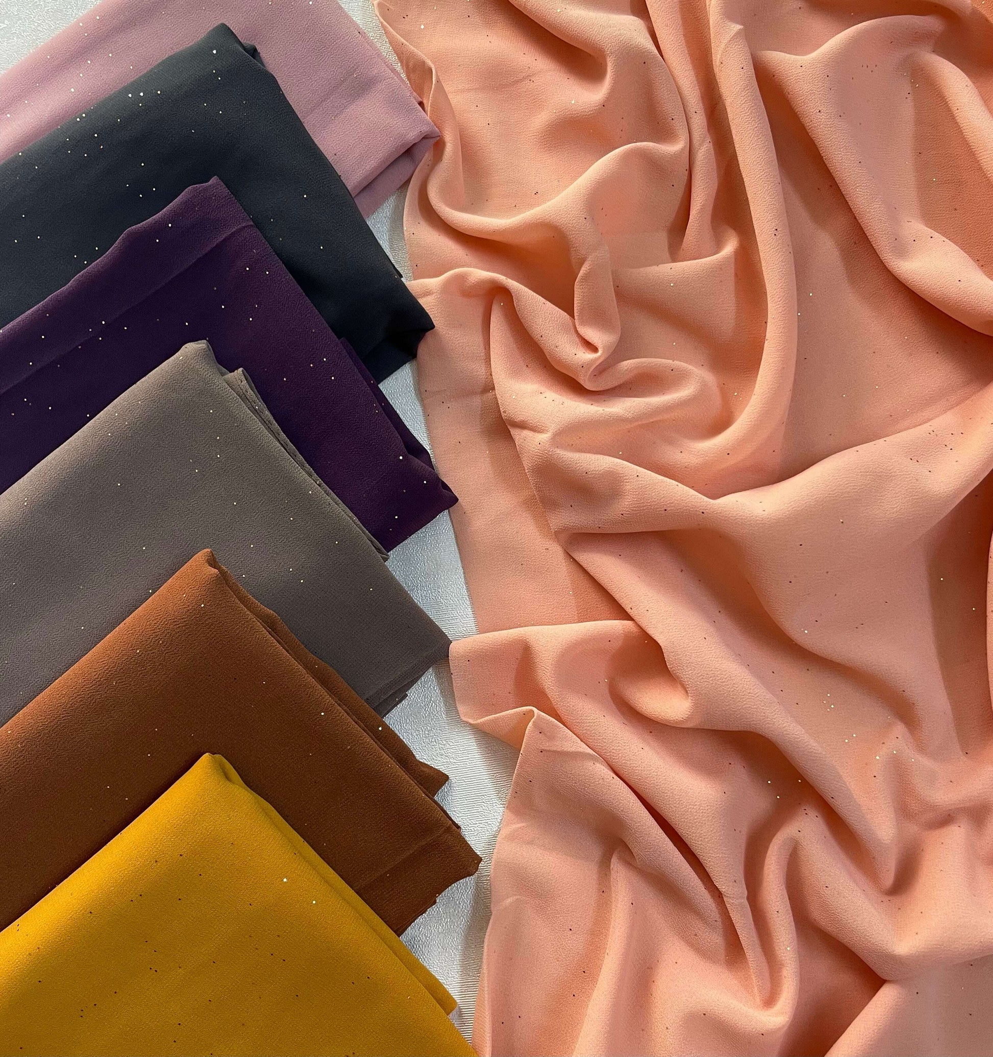 Glitter chiffon Attires For Muslimah