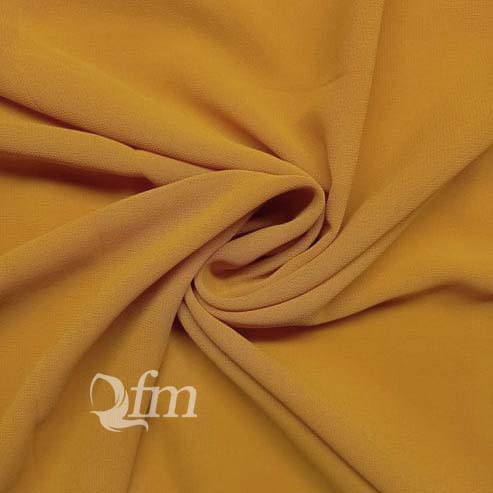 Chiffon Georgette - Gold Mustard