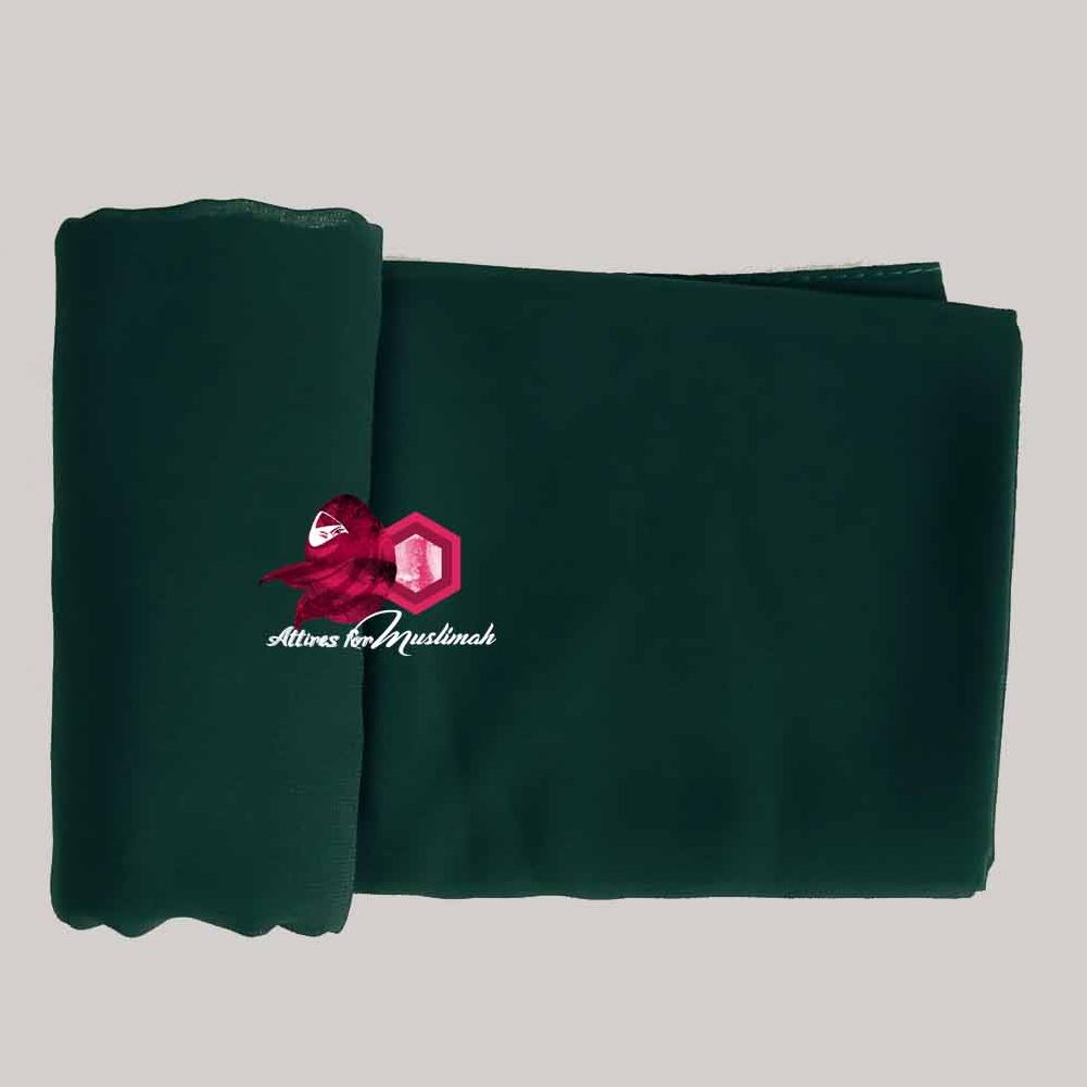 Chiffon Georgette - Emerald Green