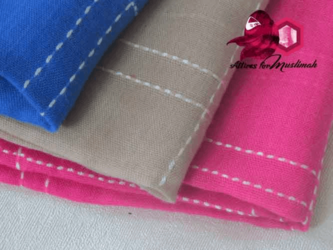 Grid line hijabs Attires For Muslimah