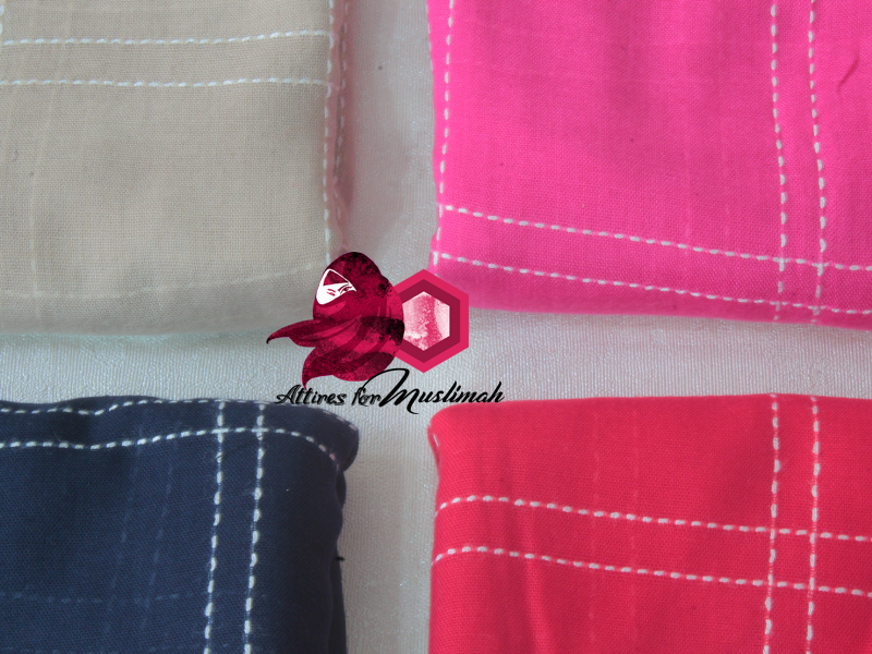 Grid line hijabs Attires For Muslimah
