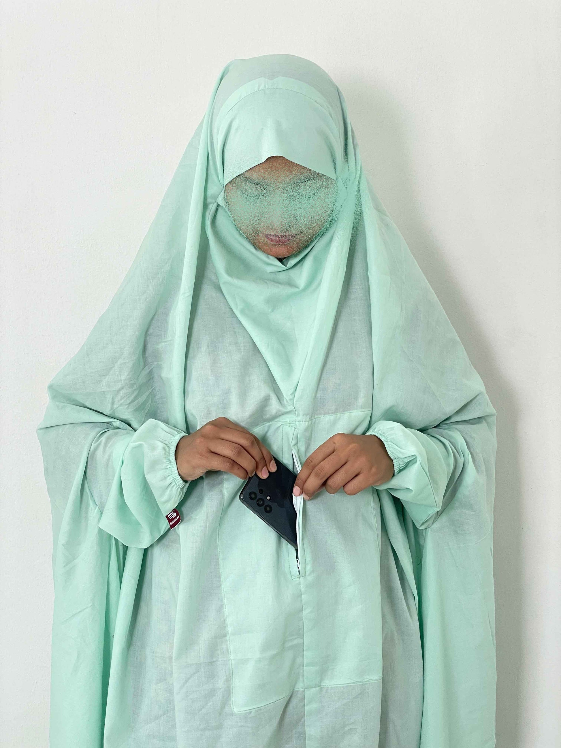 Hajj Umrah Full Coverage Namaz Chadar/Ihram (with pocket) (Lawn) Attires For Muslimah