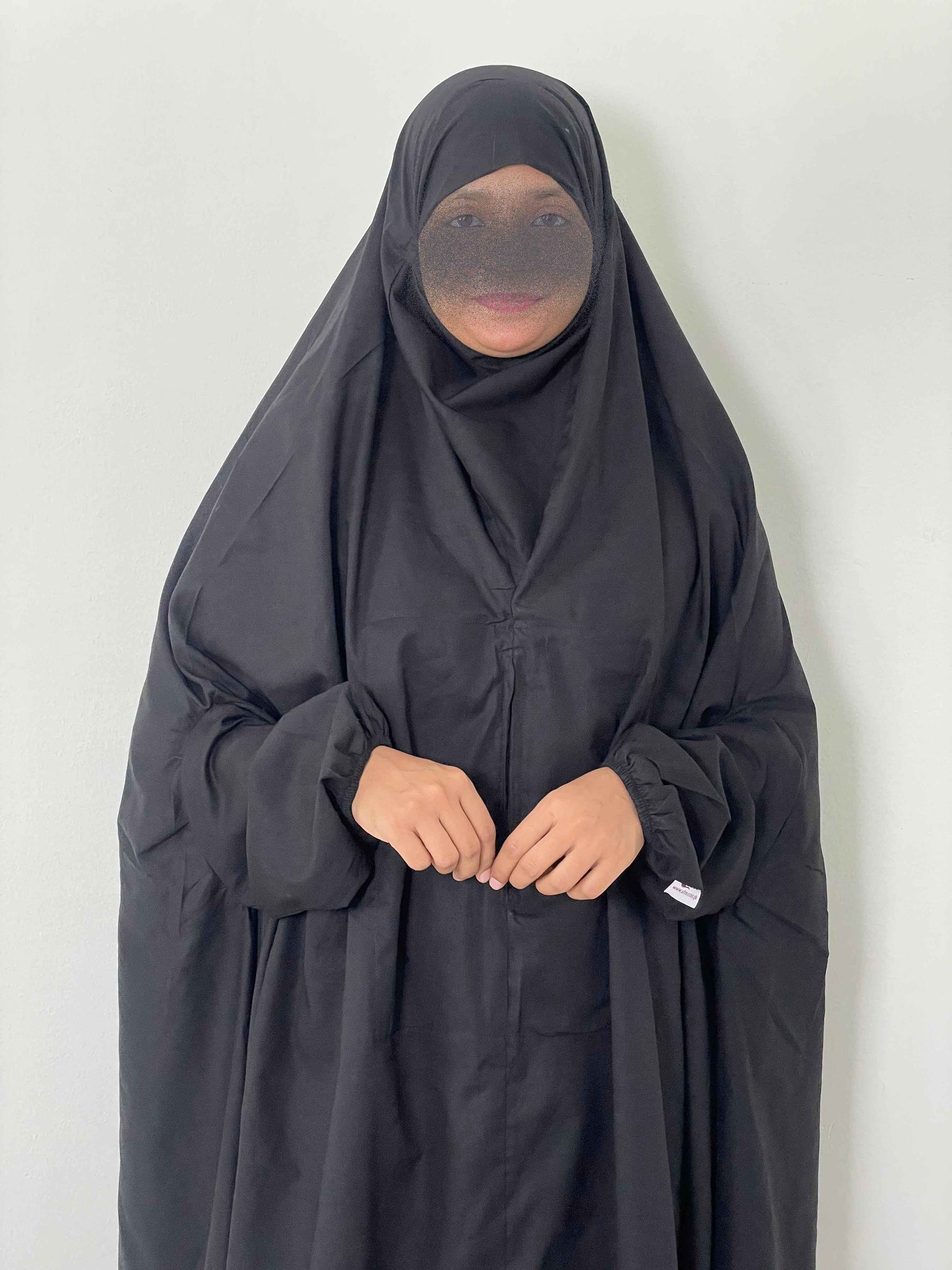 Full Coverage Namaz Chadar with Sleeves + Niqab (Pure Lawn) Attires For Muslimah
