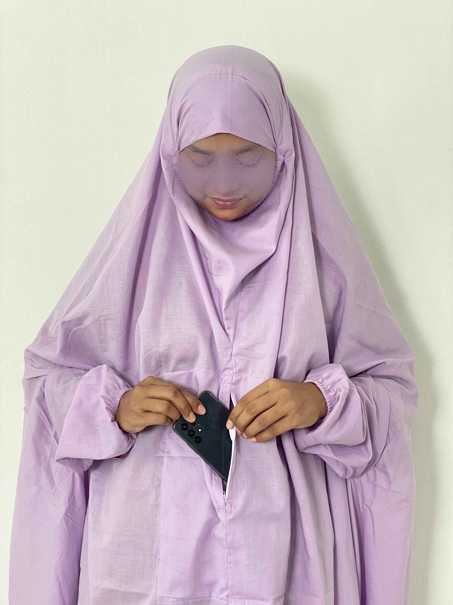 Hajj Umrah Full Coverage Namaz Chadar/Ihram (with pocket) (Lawn) Attires For Muslimah
