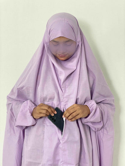 Hajj Umrah Full Coverage Namaz Chadar/Ihram (with pocket) (Lawn) Attires For Muslimah