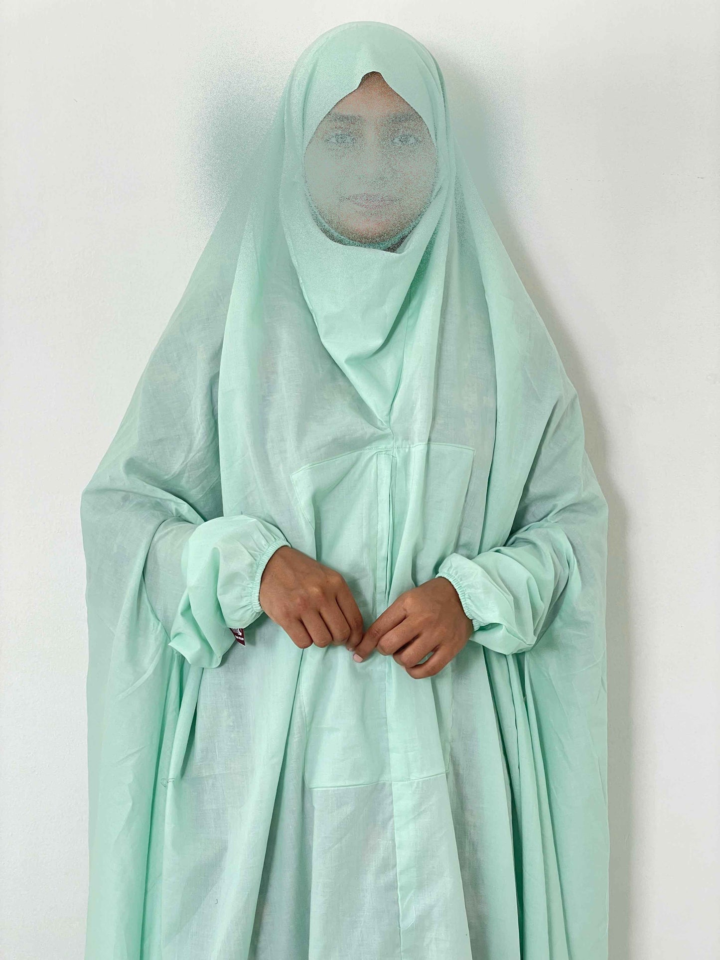 Hajj Umrah Full Coverage Namaz Chadar/Ihram (with pocket) (Lawn) Attires For Muslimah
