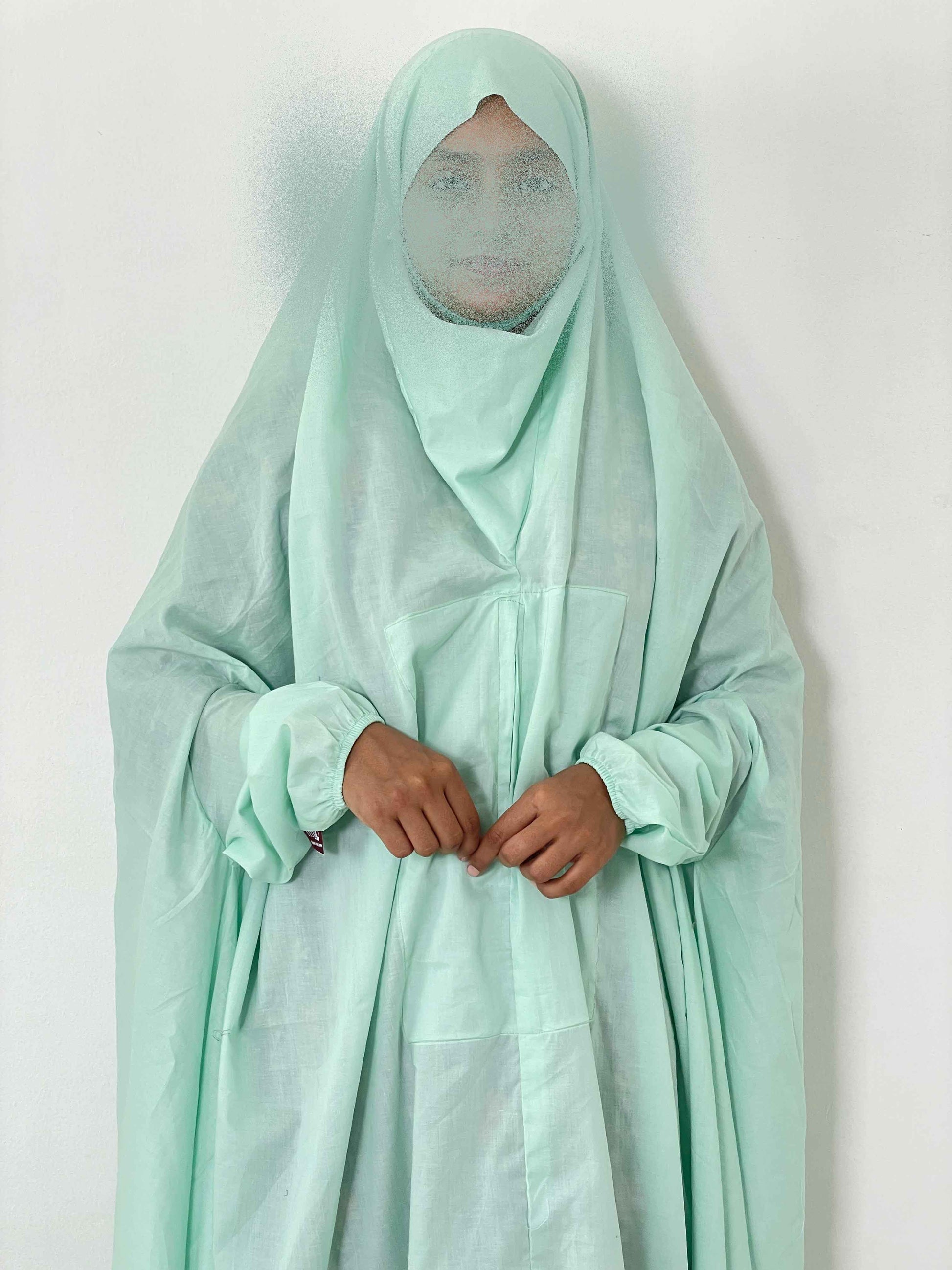 Hajj Umrah Full Coverage Namaz Chadar/Ihram (with pocket) (Lawn) Attires For Muslimah