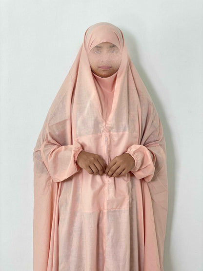 Hajj Umrah Full Coverage Namaz Chadar/Ihram (with pocket) (Lawn) Attires For Muslimah