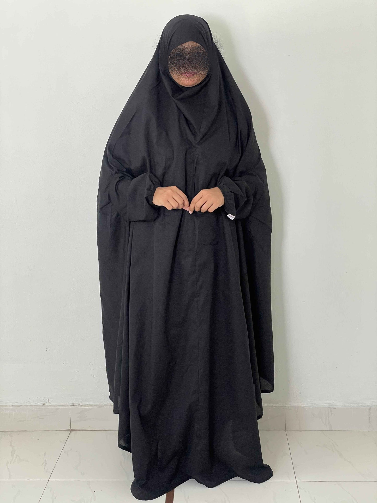 Full Coverage Namaz Chadar with Sleeves + Niqab (Pure Lawn) Attires For Muslimah