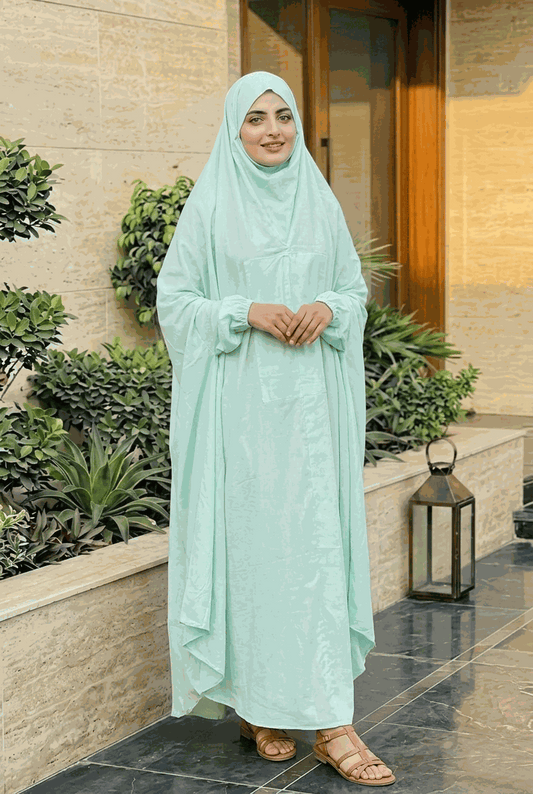 Hajj Umrah Full Coverage Namaz Chadar/Ihram (with pocket) (Lawn) Attires For Muslimah