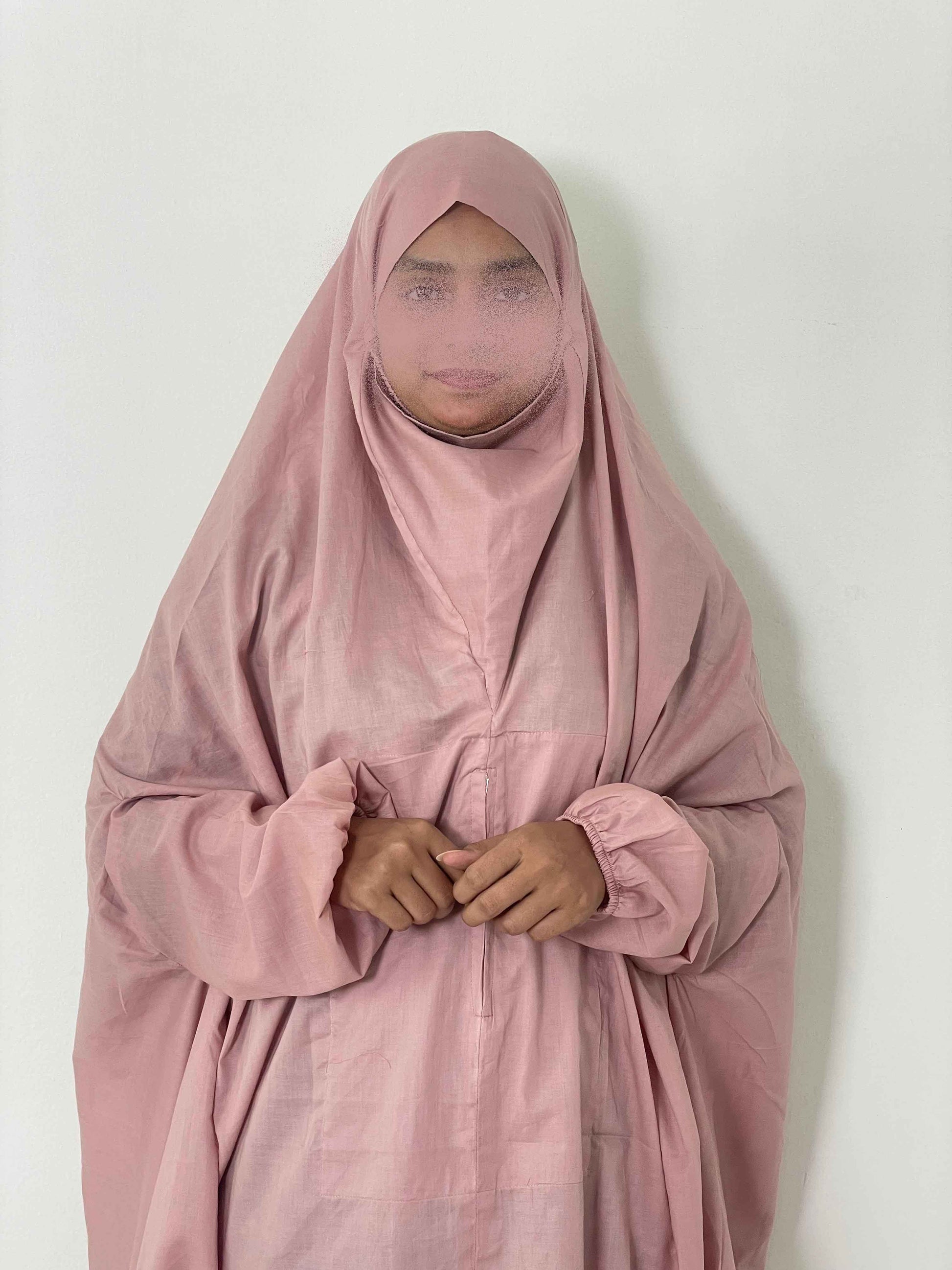 Hajj Umrah Full Coverage Namaz Chadar/Ihram (with pocket) (Lawn) Attires For Muslimah
