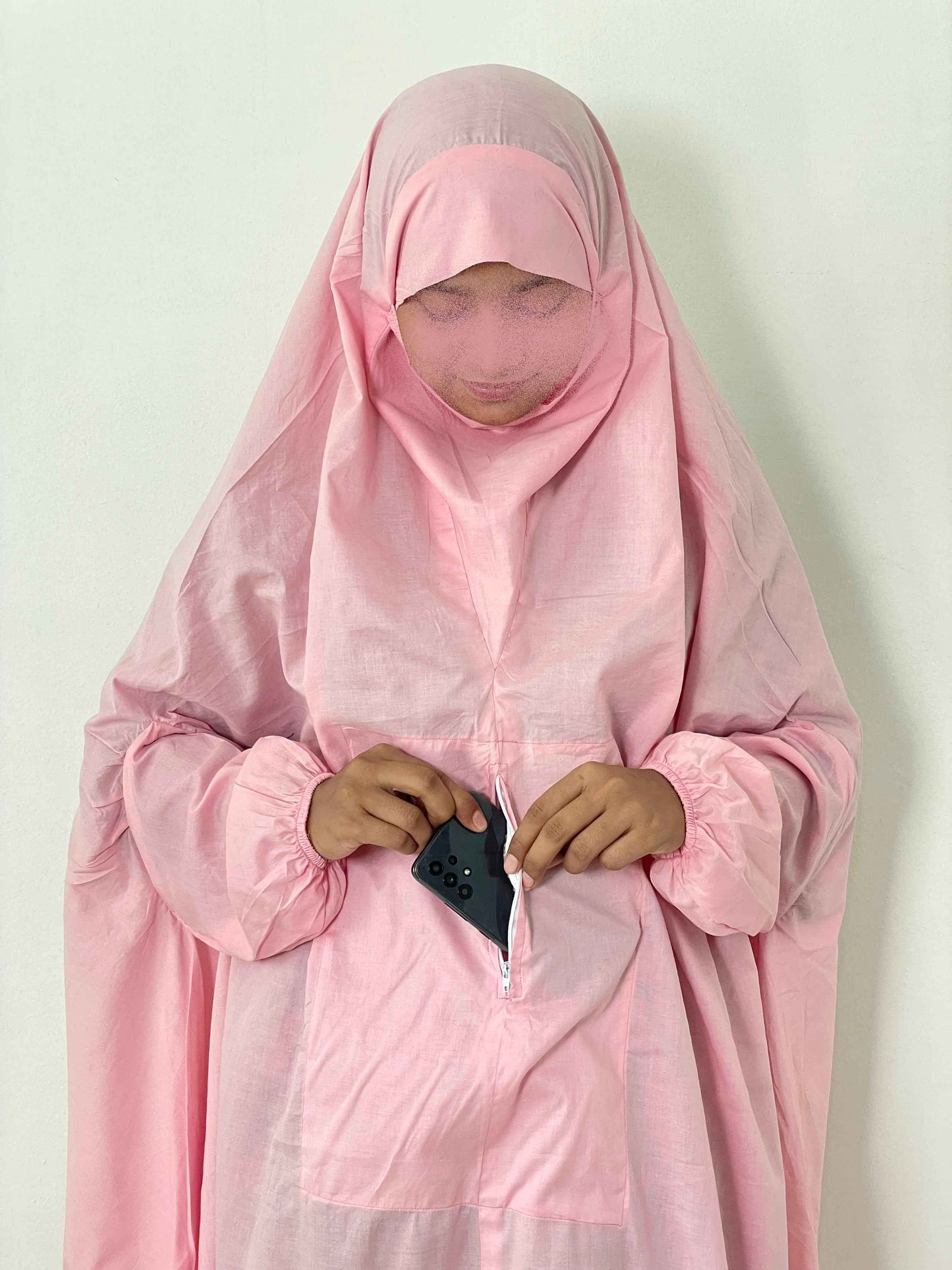 Hajj Umrah Full Coverage Namaz Chadar/Ihram (with pocket) (Lawn) Attires For Muslimah