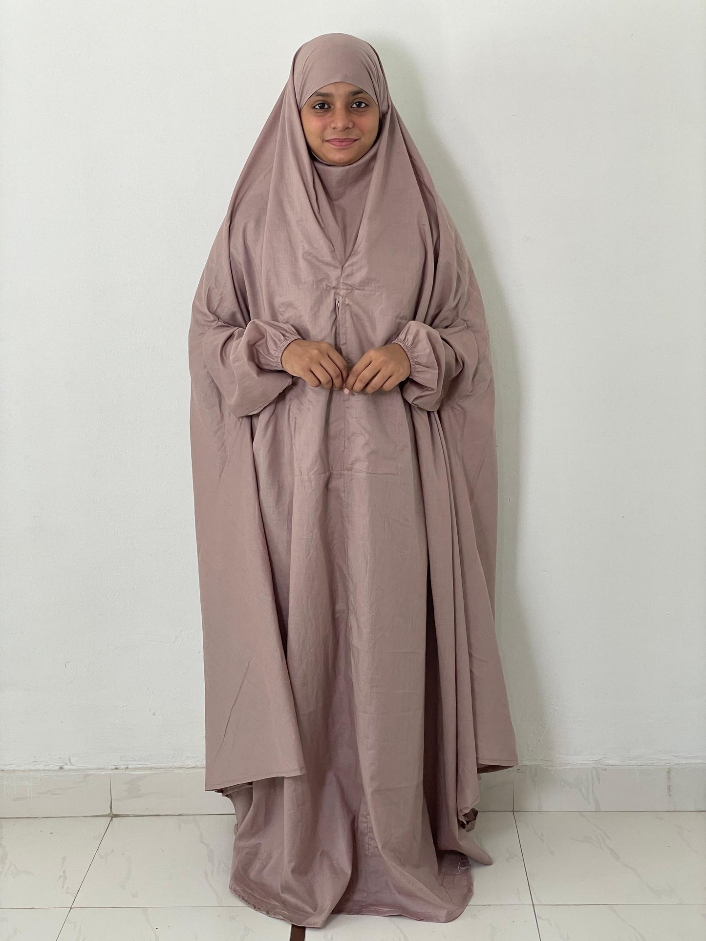 Hajj Umrah Full Coverage Namaz Chadar/Ihram (with pocket) (Lawn) Attires For Muslimah