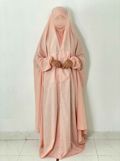 Hajj Umrah Full Coverage Namaz Chadar/Ihram (with pocket) (Lawn) Attires For Muslimah