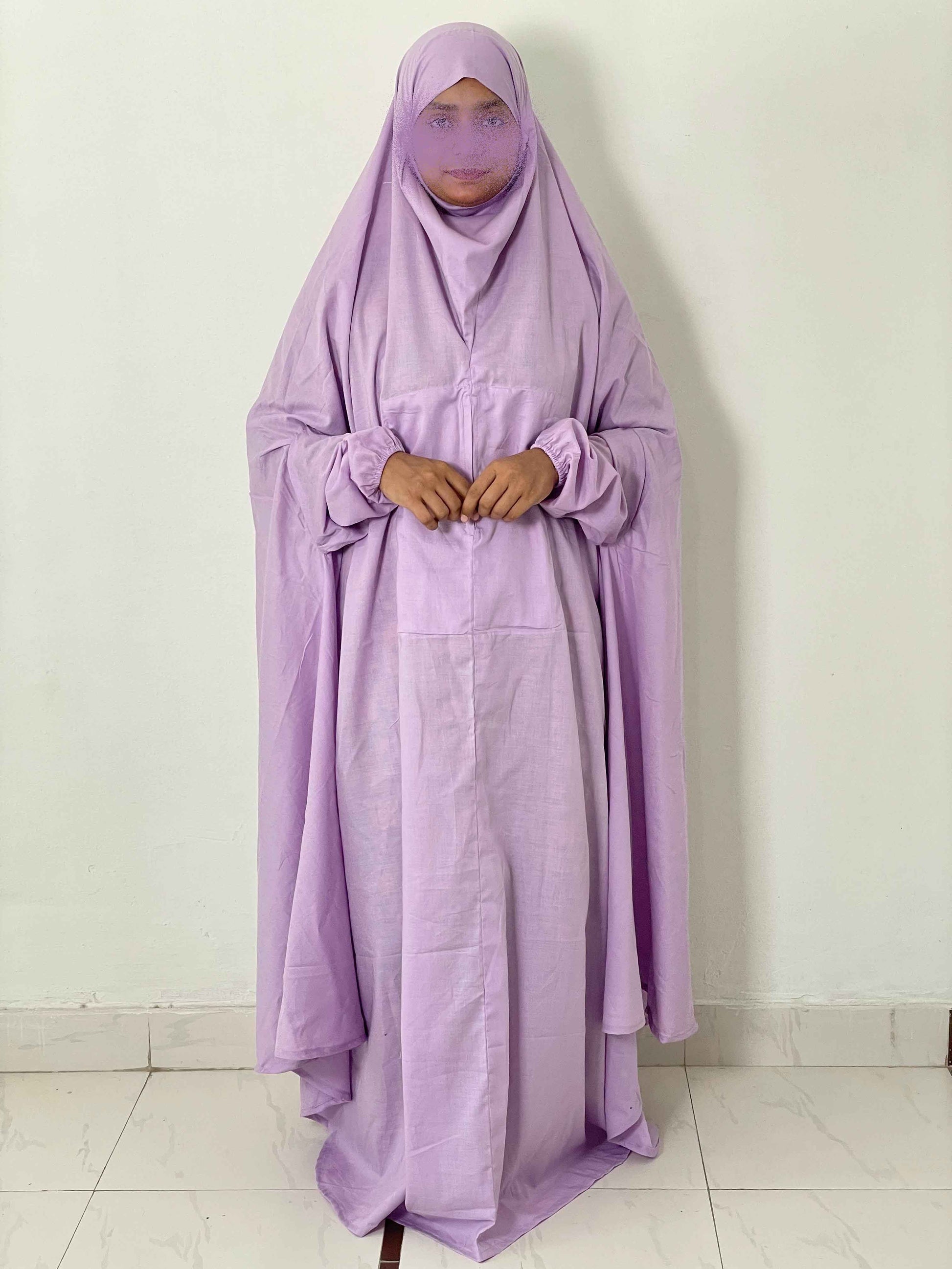 Hajj Umrah Full Coverage Namaz Chadar/Ihram (with pocket) (Lawn) Attires For Muslimah