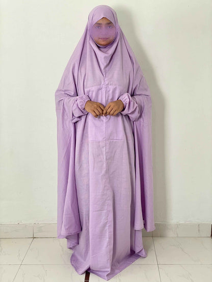 Hajj Umrah Full Coverage Namaz Chadar/Ihram (with pocket) (Lawn) Attires For Muslimah