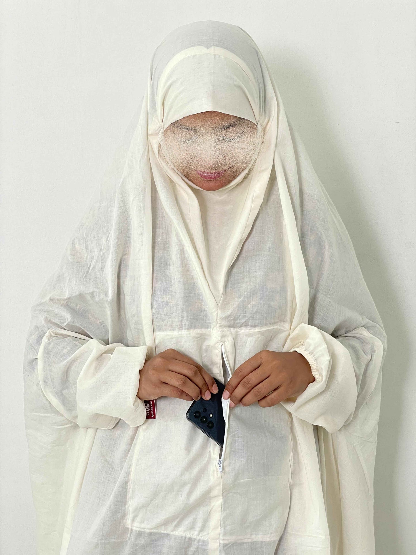 Hajj Umrah Full Coverage Namaz Chadar/Ihram (with pocket) (Lawn) Attires For Muslimah
