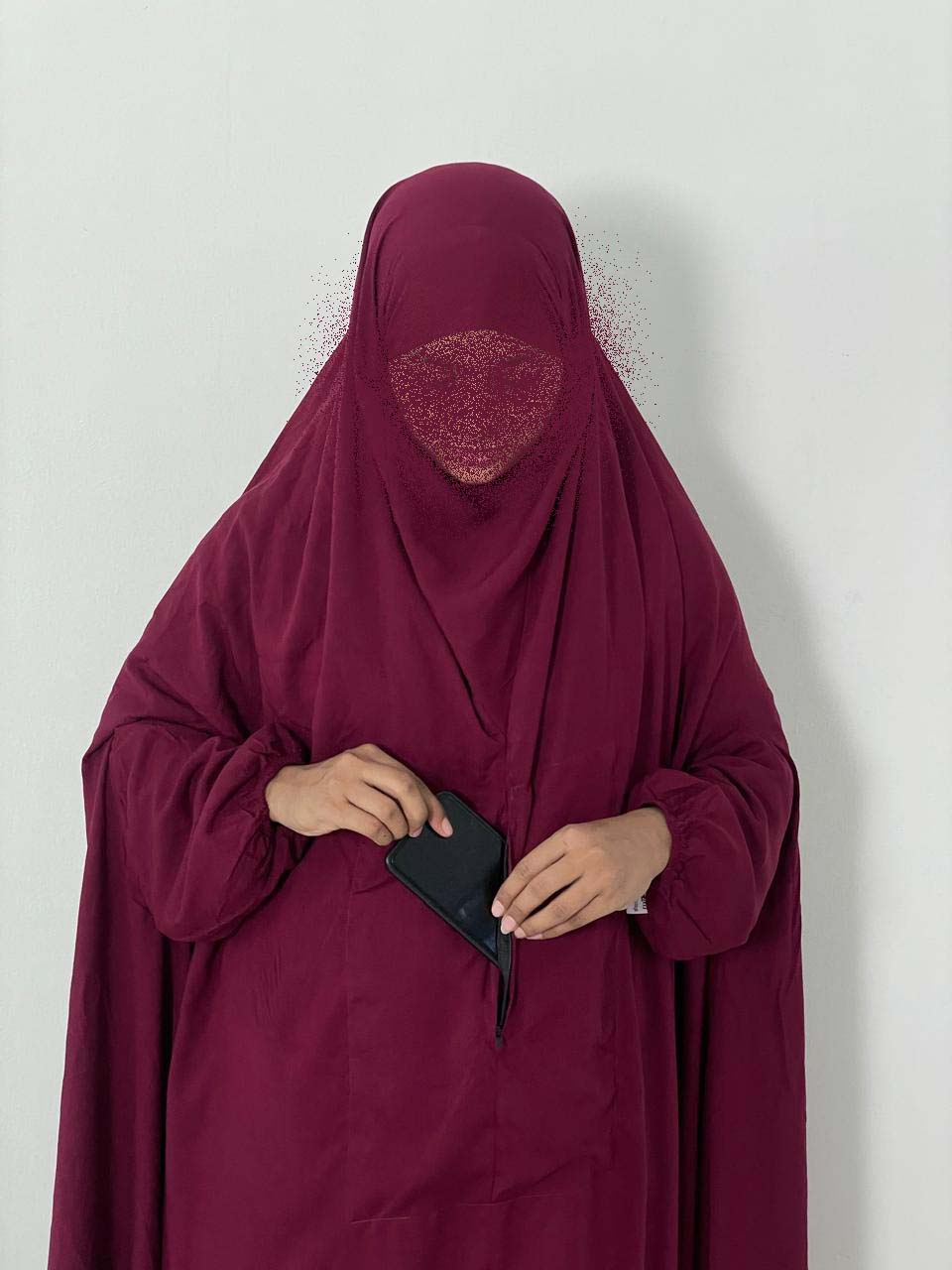 Hajj Umrah Full Coverage Namaz Chadar/Ihram (with pocket) (Linen)