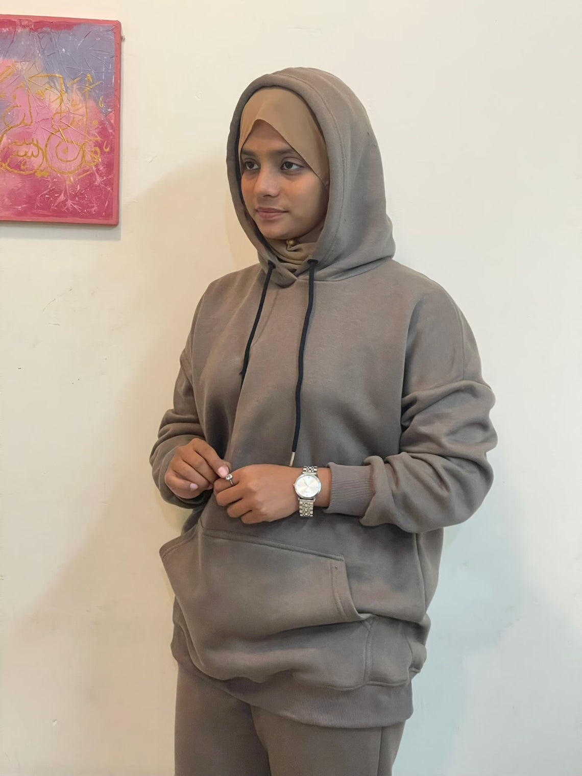 Hoodie Co Ord Set (Cedarwood) (Copy) Attires For Muslimah