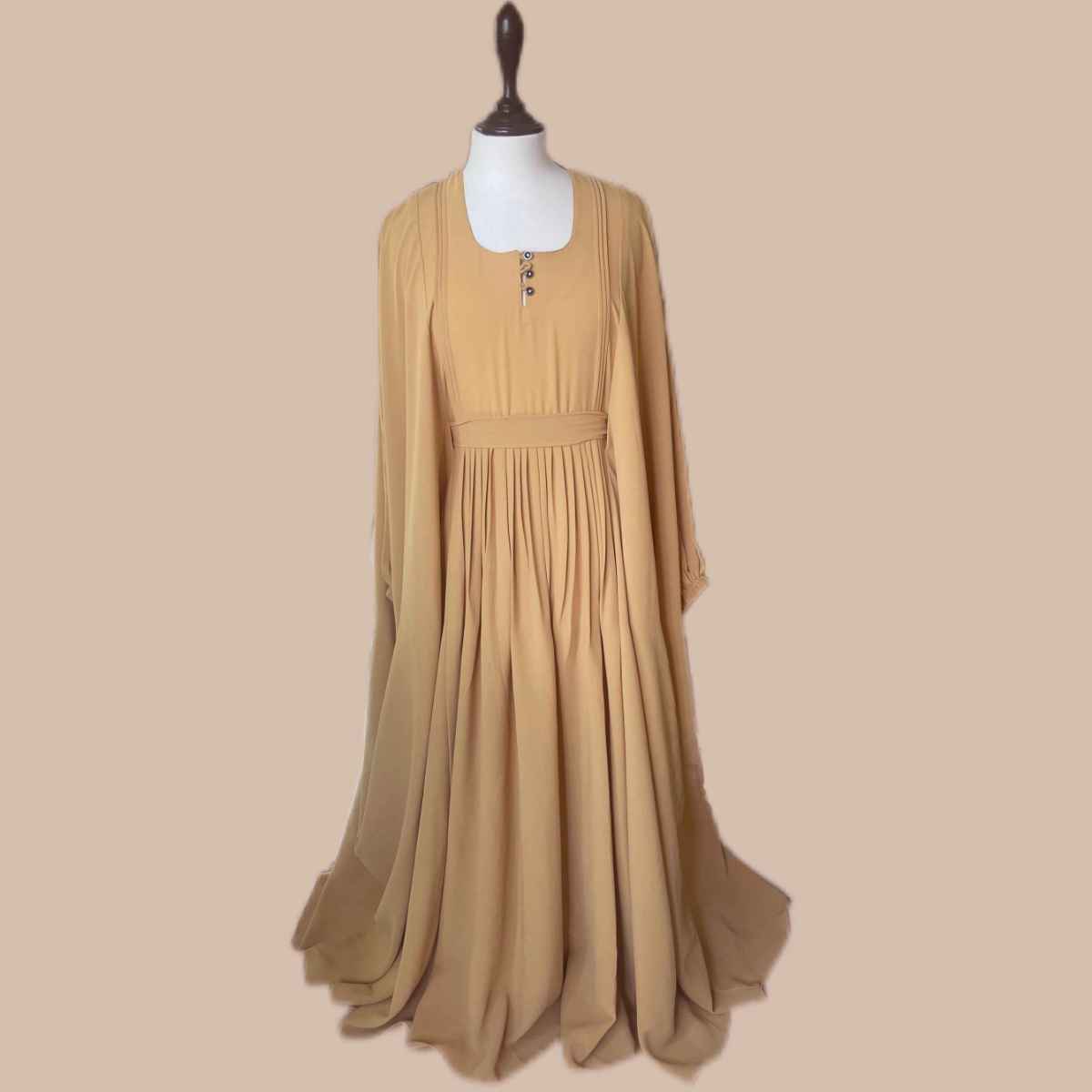Kaftan Abaya with Belt Attires For Muslimah