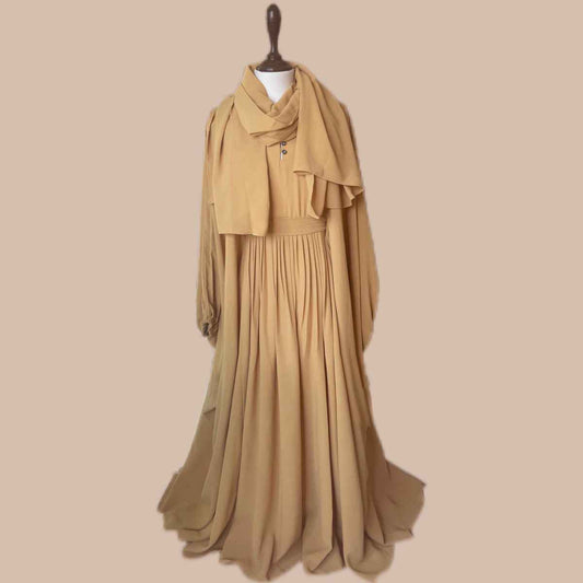 Kaftan Abaya with Belt Attires For Muslimah