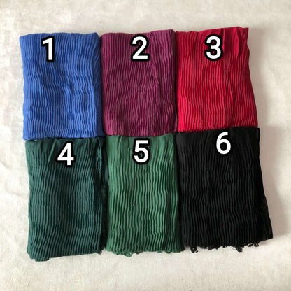 Lawn frill hijab Attires For Muslimah