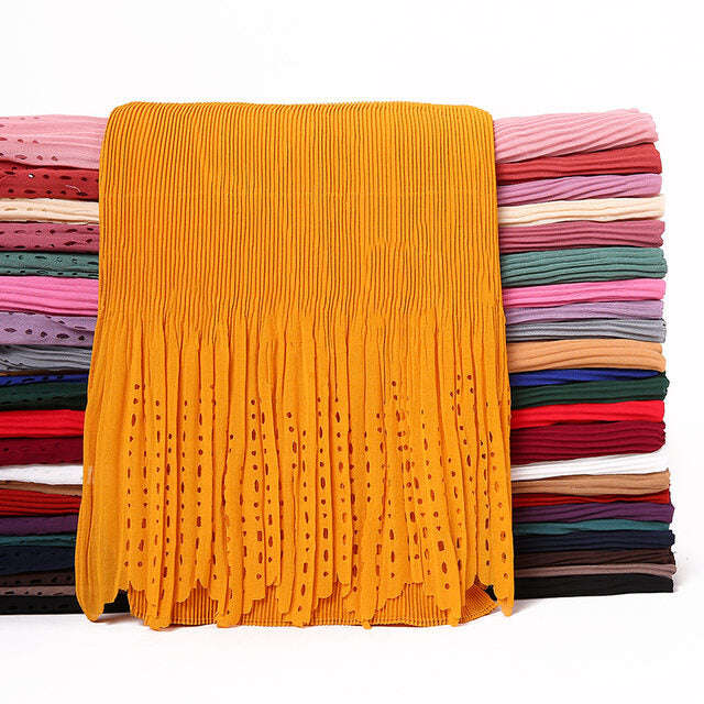 Lawn frill hijab Attires For Muslimah