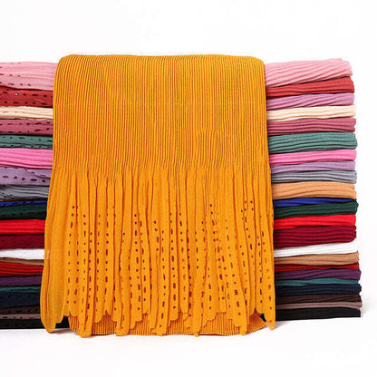 Lawn frill hijab Attires For Muslimah