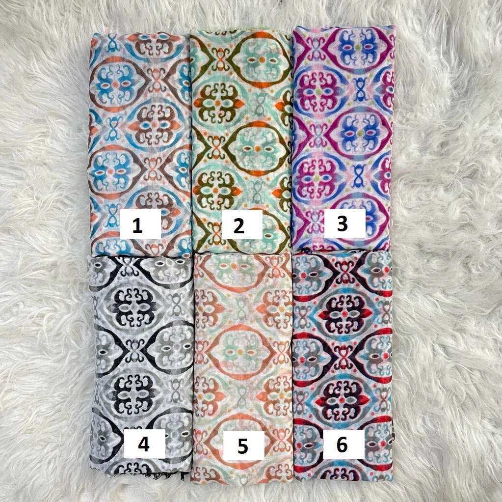 Lawn Hijabs Attires For Muslimah