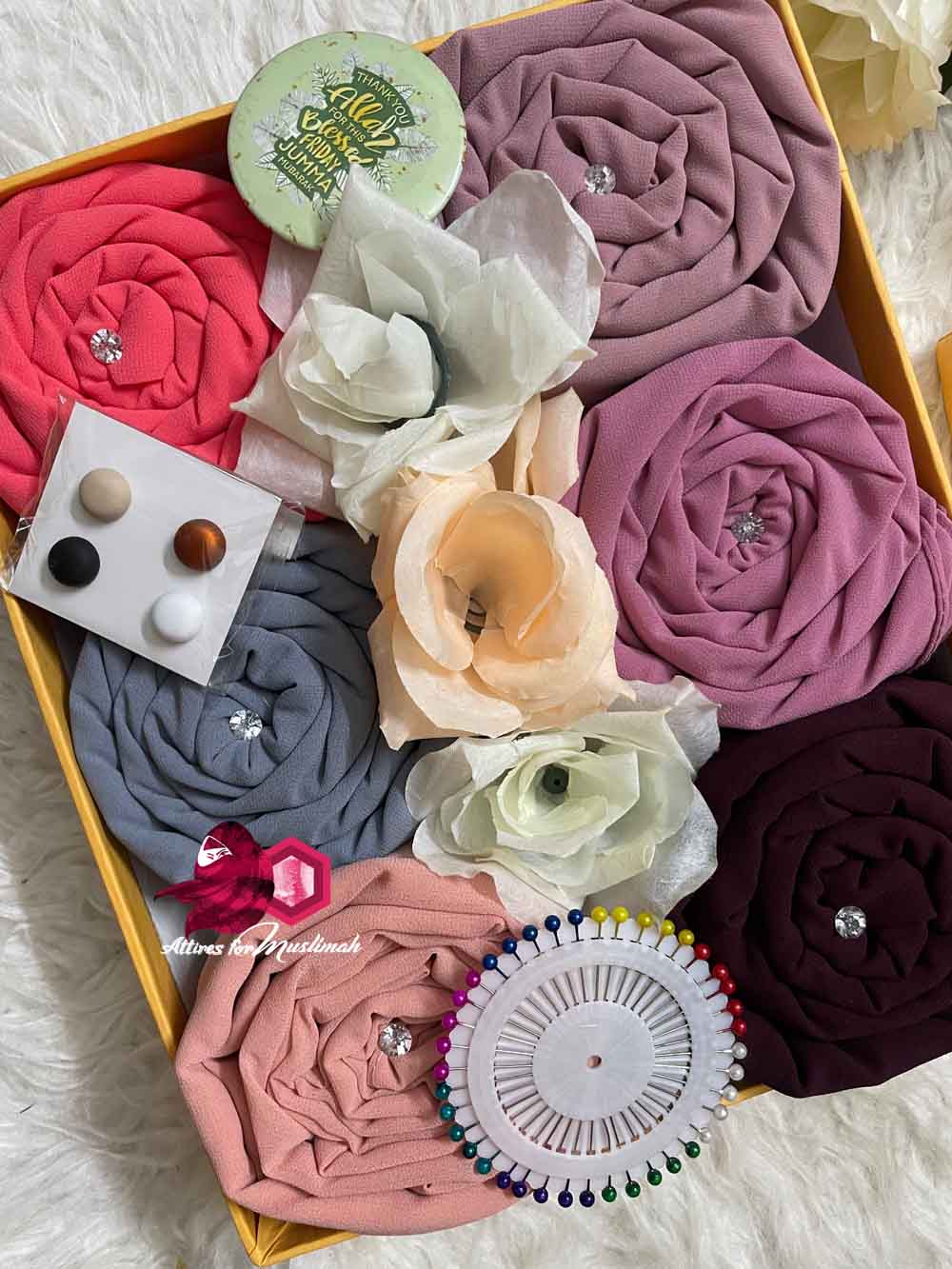 Mega Gift Box (6 hijabs) Attires For Muslimah