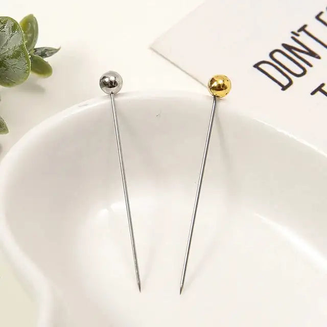 Metallic Pin Roll Attires For Muslimah