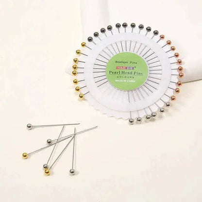 Metallic Pin Roll Attires For Muslimah